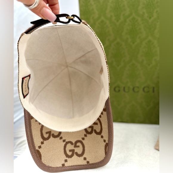 Gucci Jumbo GG Canvas Baseball Hat (M) 57 cm (PREOWNED) - Picture 4 of 5